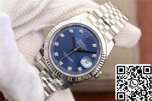 4 194 074c9642 f326 4f8f 905d 958c46b1ee58 Rolex Datejust M126334-0016 1:1 Best Edition EW Factory Diamond Blue Dial