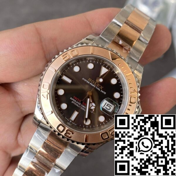 4 19 6909d3c4 ff12 48d3 b968 54acaf55807a verschaald Rolex Yacht Master M126621-0001 1:1 Best Edition VS Fabriek Chocolade Wijzerplaat