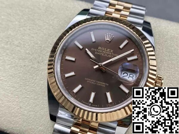 4 19 f3ad8c40 af87 4323 b314 9885d87e87d8 Rolex Datejust 41MM M126331-0002 1:1 Beste Edition Saubere Fabrik Roségold