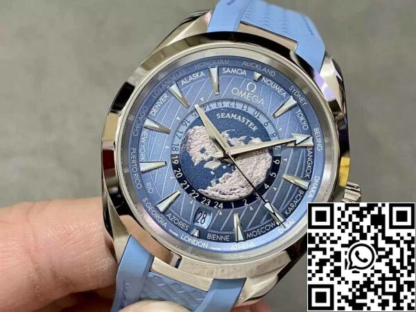 4 1 0d3d482e 7c98 448a b96e 10756c35ece7 Omega Seamaster 220.12.43.22.03.002 1:1 Best Edition VS Factory Quadrante blu