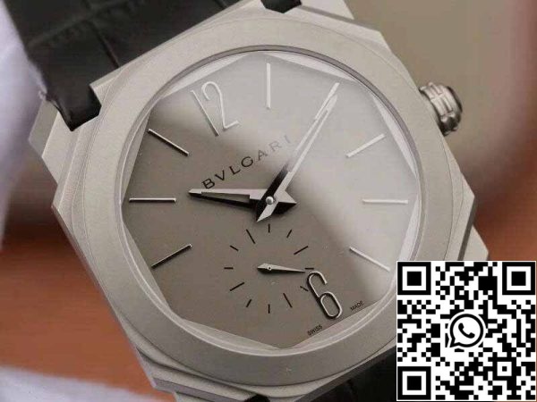 4 1 27122afb 934f 4bc2 bc92 b4278bad01a7 Bvlgari Octo Finissimo Extra Thin Automatic 103035 Herenhorloge 1:1 Best Edition Zwitsers BVL193 Zwart Leren Bandje