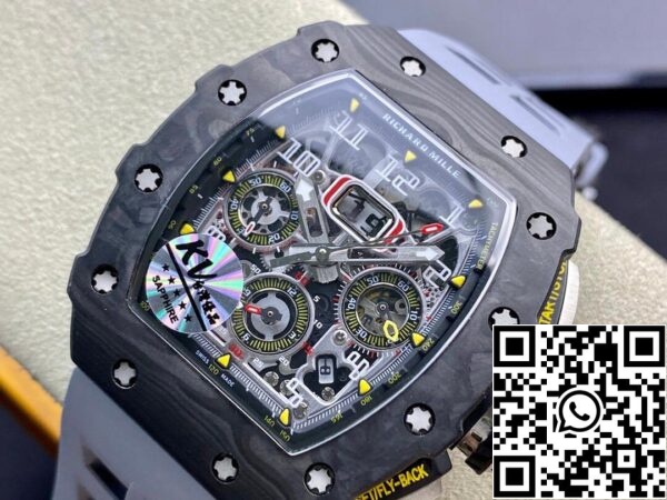 4 1 4847d624 bfc4 44a7 82f7 381a4ef001eb Richard Mille RM-011 1:1 Meilleure édition KV Boîtier en carbone forgé en usine