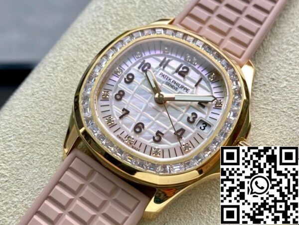 4 207 Patek Philippe Aquanaut 5072R-001 1:1 Mejor Edición PPF Fábrica Esfera Nacarada