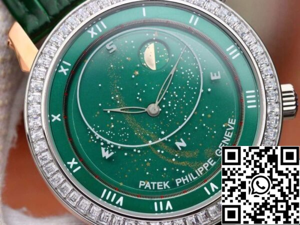 4 207 437f299e 2c64 4782 a3cd 8f76a3f54597 Patek Philippe Grand Complications 5102PR TW gyári 1:1 Best Edition svájci ETA240 zöld színű 1:1 legjobb kiadás