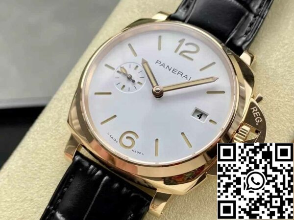 4 20 ac144587 215e 472e b9ed 73220a561756 Panerai Luminor PAM01336 1:1 Best Edition VS Factory Esfera blanca