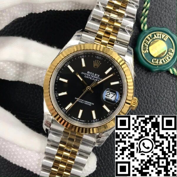 4 20 dc4d77fb 74a4 4e0b 83f2 e715c08d6720 Rolex Datejust M126333-0014 41mm jubileumi szíj VS gyári rozsdamentes acélból készült