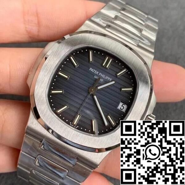 4 211 Patek Philippe Nautilus 5711/1A-010 1:1 Migliore Edizione PPF Factory V4 Quadrante Blu Svizzero ETA324