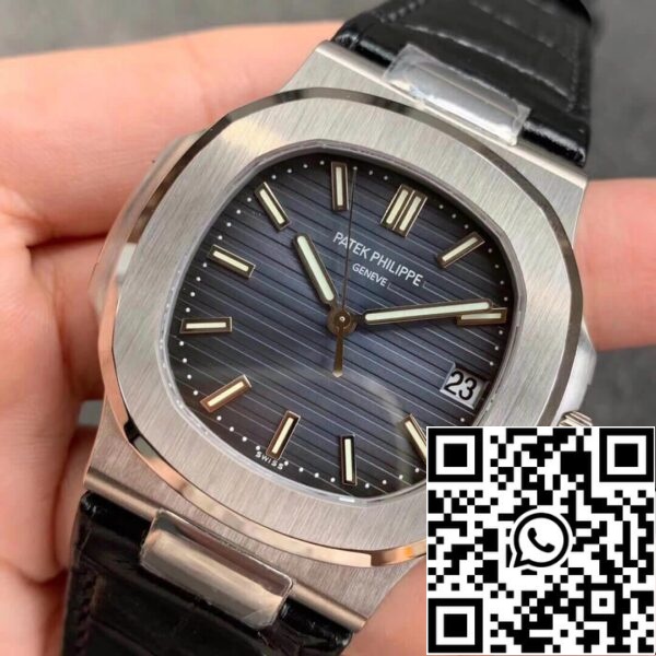 4 213 Patek Philippe Nautilus 5711G 1:1 Beste Editie PPF Fabriek V4 Blauwe Wijzerplaat Zwitserse ETA324