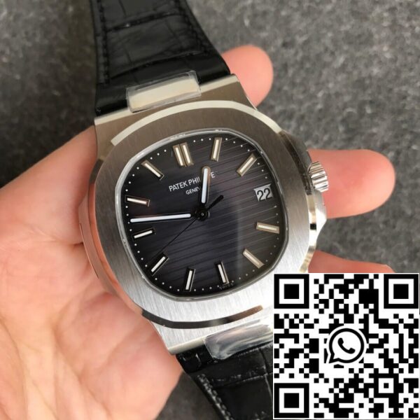 4 216 a6fe8fb0 1faf 4e5e a1f5 cbc1199d5cbb Patek Philippe Nautilus 5711G 1:1 Best Edition PPF Factory V4 fekete számlap svájci ETA324