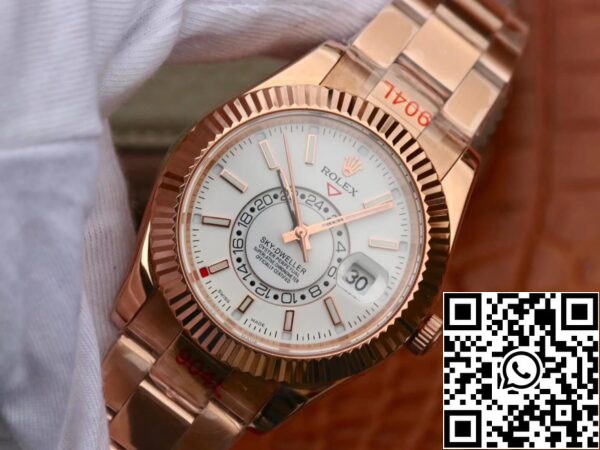 4 21 b8429afa af9d 4353 9b4a d44334894cda Rolex Sky Dweller M326935-0005 Best 1:1 Edition Noob Factory Oro rosa