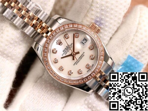 4 22 Rolex Datejust 28MM 1:1 Best Edition BP Factory Diamond-set White Dial