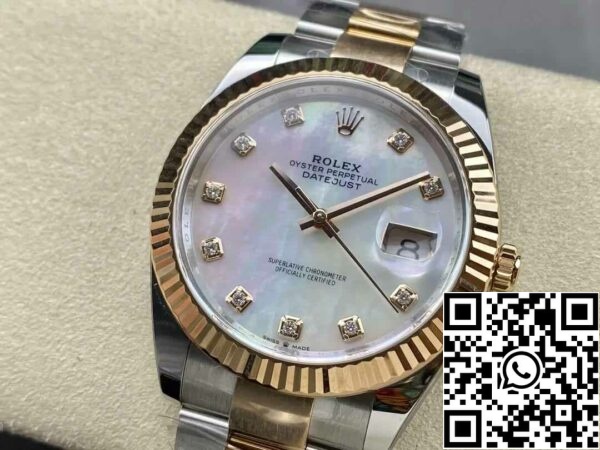 4 22 cdebae49 23dc 433b aa35 886d7f1569d4 Rolex Datejust 41MM M126331-0013 1:1 Best Edition Clean Factory gyémánt számlapja