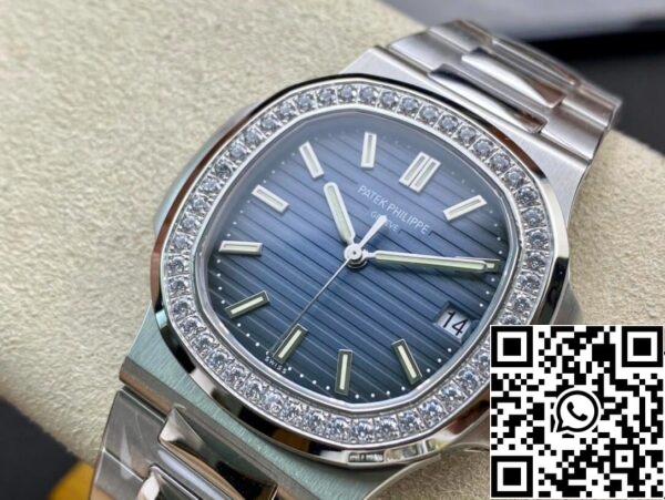 4 230 Patek Philippe Nautilus 5713/1G-010 1:1 Best Edition PPF Factory V4 Blue Dial Swiss ETA324