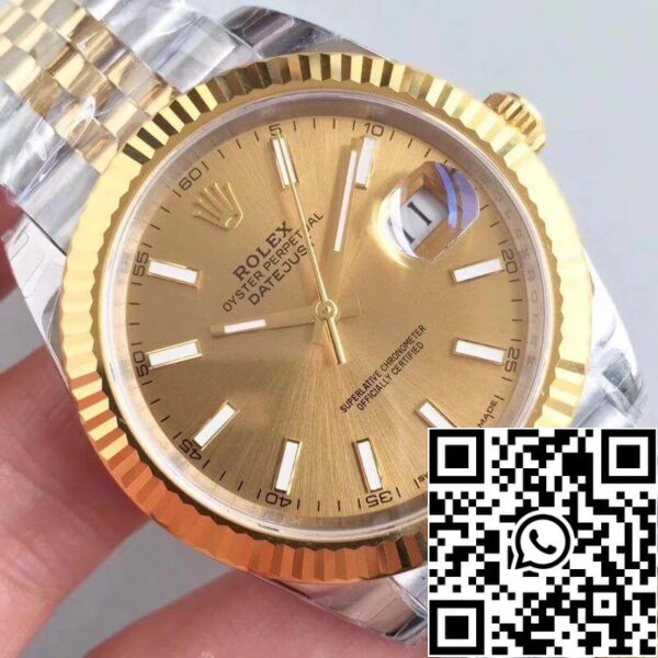 4 233 Rolex Datejust 41 126333 EW Factory 1:1 Best Edition Swiss ETA3235 904L Нержавеющая сталь Юбилейный браслет