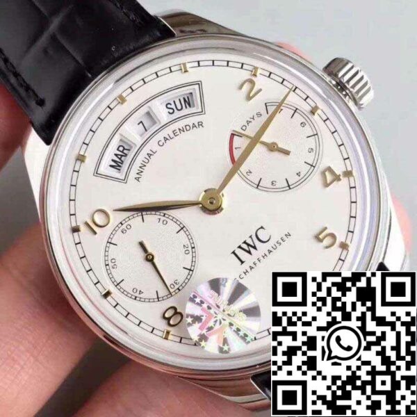 4 234 85a168de 0a5b 4afd bcc9 04dd08ef1ce8 IWC Portugieser Calendário Anual IW503501 YL Factory 1:1 Best Edition Swiss ETA52850 White Dial