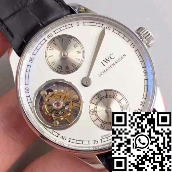 4 238 648bc6fc 38c4 4ffa bd30 6d105df3b348 IWC Portuguese IW544601 YL Factory 1:1 Best Edition Zwitsers Tourbillon Witte Wijzerplaat