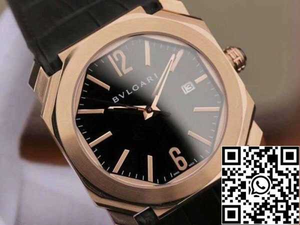 4 246 Bvlgari Octo solotempo 102485 BG041BBSPGVD Hombres Relojes 1:1 Mejor Edición Automático Suizo BVL 193