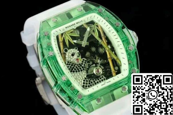 4 24 42631049 1912 48d0 b82d 813c6bccea73 Richard Mille RM26-01 Tourbillon Mejor Edición 1:1 RM Factory Verde Caja Transparente