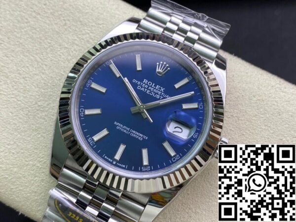 4 24 8a1bc837 9186 4c1f a9ec d38c24533344 Rolex Datejust M126334-0002 1:1 Najboljša izdaja Čista tovarna Modra številčnica