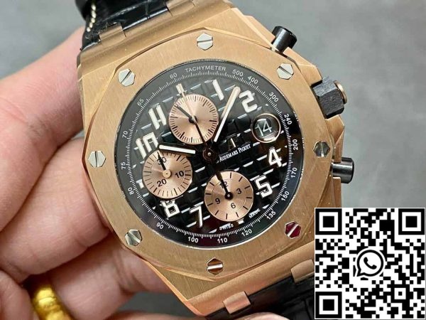 4 24 8b4a31b9 6f0a 47af 95b6 2b9ad75c4ec4 Audemars Piguet Royal Oak Offshore 26470OR.OO.A002CR.02 1:1 Най-добро издание APF Factory Black Dial