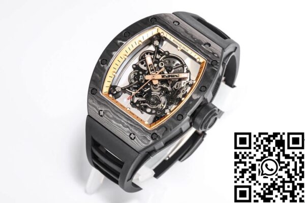 4 24 d30a13db e87a 4135 8751 362582635300 Richard Mille RM055 NTPT 1:1 Best Edition BBR Factory kolfiber urtavla