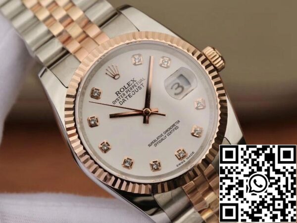 4 256 1165f64b 4945 4c47 8eb7 17d1571450cd Rolex Datejust 36mm Roestvrij Staal Tweekleurig GM Fabriek 1:1 Beste Editie 18K Goud Omwikkeld Zwitsers ETA3135