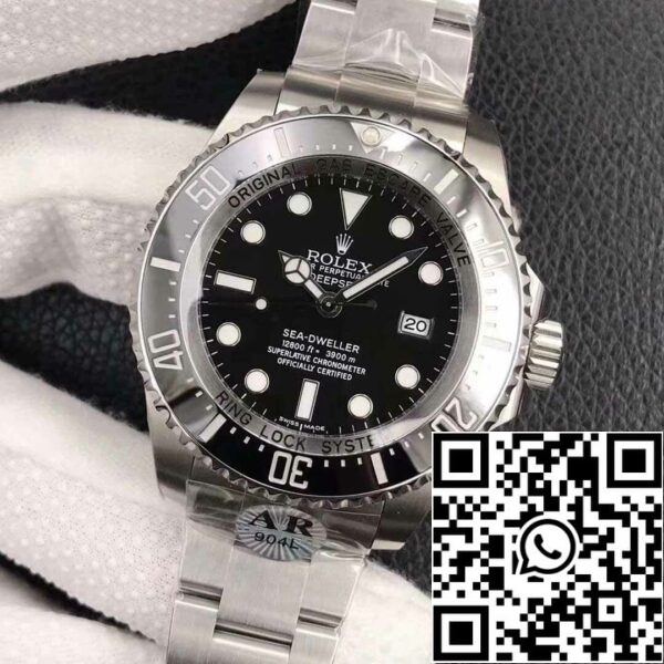 4 26 2488dc7a 0675 4d53 b4ca e37d95496763 Rolex Sea Dweller 116660-98210 1:1 Best Edition AR gyári fekete számlapja