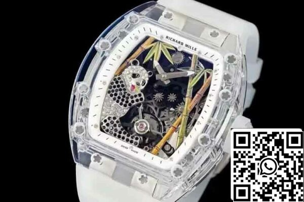 4 26 2d69b551 a9bb 427c ab98 5be2c5aa7969 Replika Richard Mille RM26-01 Tourbillon 1:1 Best Edition RM Factory White Strap