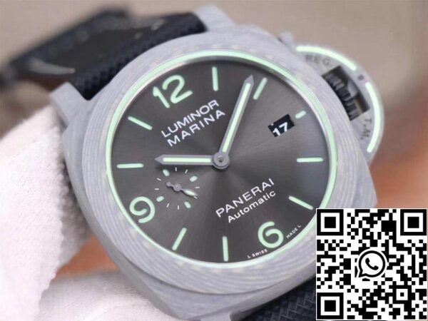 4 26 8732ddb1 6631 4ce4 96bc 91f03e591961 Panerai Luminor PAM01119 1:1 Best Edition VS Factory Carbon Fiber svájci P9010