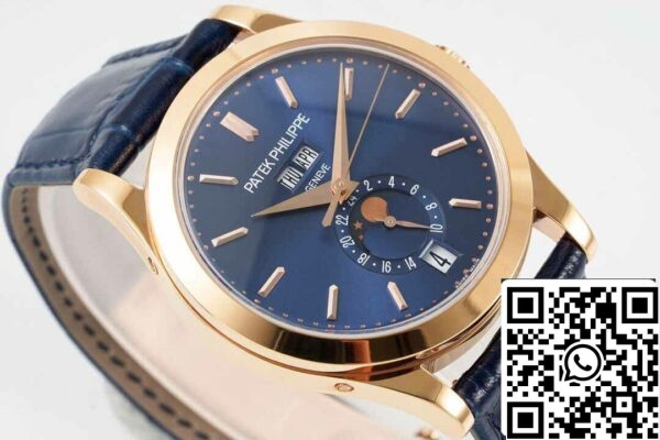 4 28 2c1ec759 b30c 455a 8c50 5c100c9f47ac Patek Philippe Complications 5396R 1:1 Best Edition ZF Factory kék számlap