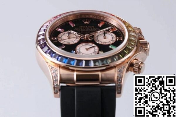 4 28 84baf048 9327 4341 aa60 17ea4b83eab0 Rolex Daytona 116595RBOW 1:1 Най-добро издание BL Фабрика розово злато швейцарски ETA4130