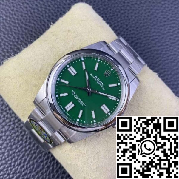 4 28 bece012b 18dd 41be 8884 6f5a8f494f80 Rolex Oyster Perpetual M124300-0005 41MM 1:1 Best Edition Mostrador verde limpo de fábrica