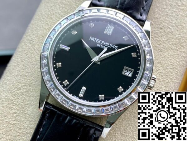 4 29 2 Patek Philippe Calatrava 5298P-012 1:1 Best Edition ZF Factory Черный циферблат