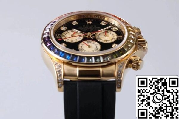 4 29 1afefde7 7caf 4cdb 88fe 8d0150a5cb79 Rolex Daytona 116598RBOW 1:1 Mejor Edición BL Fábrica Oro Amarillo Suizo ETA4130