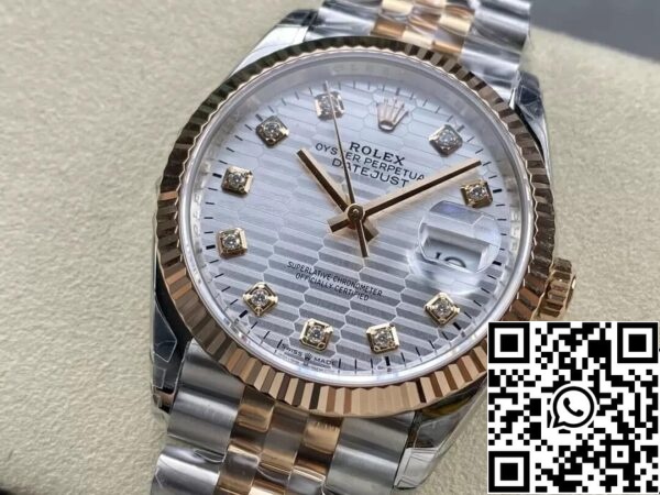 4 2 572b62a4 5d6f 44b4 b446 9121c82c8c7d Rolex Datejust M126231-0039 36MM 1:1 Best Edition VS Fabriek Zilveren Wijzerplaat