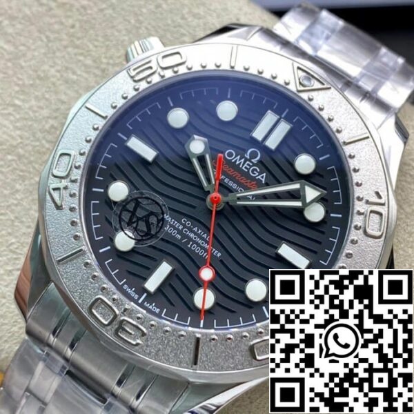 4 2 63331a9a 4fcc 4182 b561 ac2e6eaa4322 Omega Seamaster Diver 300M 210.30.42.20.01.002 1:1 Best Edition VS Factory Quadrante nero