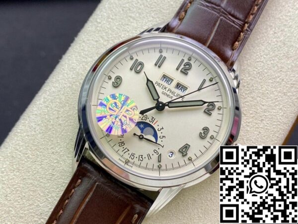 4 2 82fa5b1c fb4c 4bca 8f23 5071b5dc2012 Patek Philippe Complications 5320G-001 1:1 Mejor edición GR Factory Esfera blanca lechosa