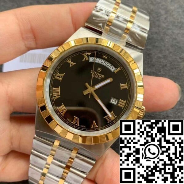 4 2 c8ee532f 6af2 4f49 82d2 32ee6f6959ca Replica Tudor Royal M28603-0003 Roman Numeral Dial V7 Factory