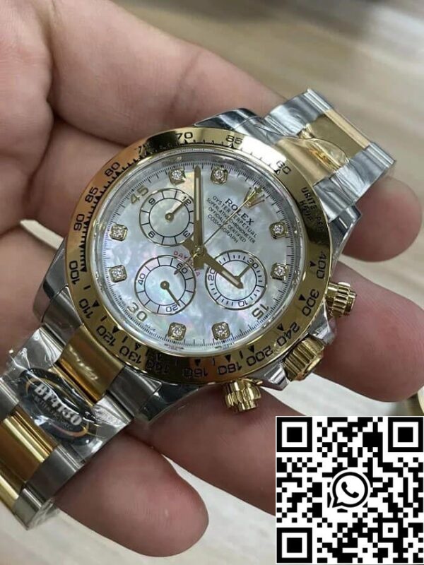 4 2 f83db324 1929 4a65 85e0 9a676f3935fe Rolex Daytona M116503-0007 1:1 Best Edition BT gyári gyöngyház számlapja