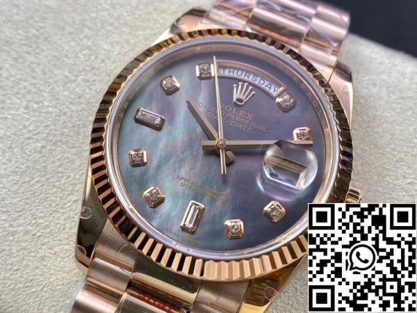 4 3 Rolex Day Date 118235 36MM 1:1 Best Edition GM gyári gyöngyház számlapja