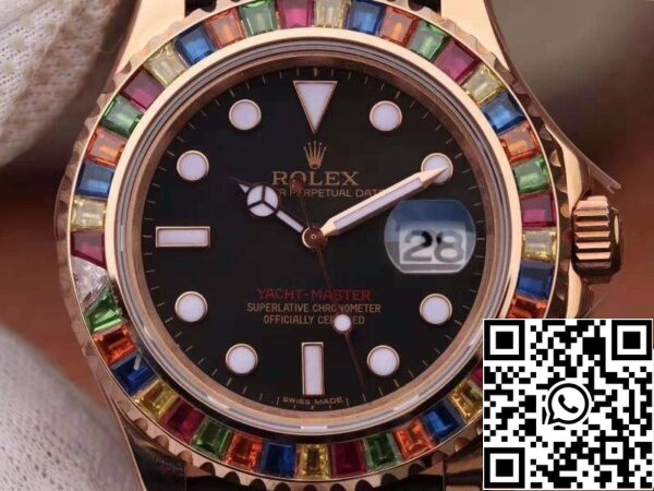 4 30 14326b07 a9dd 49fe a9e3 cb03d954d403 Rolex Yacht-Master 116695 Noob Factory 1: 1 Най-доброто издание Swiss ETA2824 Black Dial