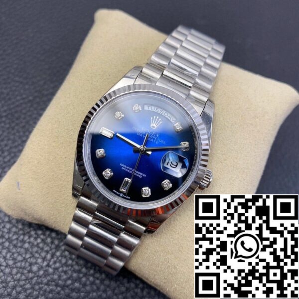 4 30 347f78fb 26d6 4cd3 9908 6d76f4b03ed9 Rolex Day Date M128239-0023 1:1 Best Edition EW Factory Gradient Blue Dial