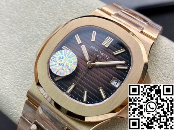 4 30 b95c067f 65da 4bc9 99a2 794920773e6a Patek Philippe Nautilus 5711/1R-001 1:1 Beste Editie GR Fabriek V2 Bruine Gradiënt Wijzerplaat