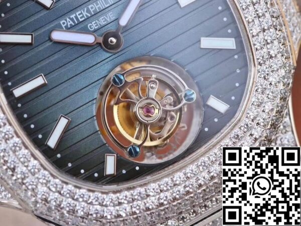 4 310 Patek Philippe Nautilus Jumbo 5711 R8 Fabriek 1:1 Beste Editie Zwitsers Tourbillon Blauwe Wijzerplaat