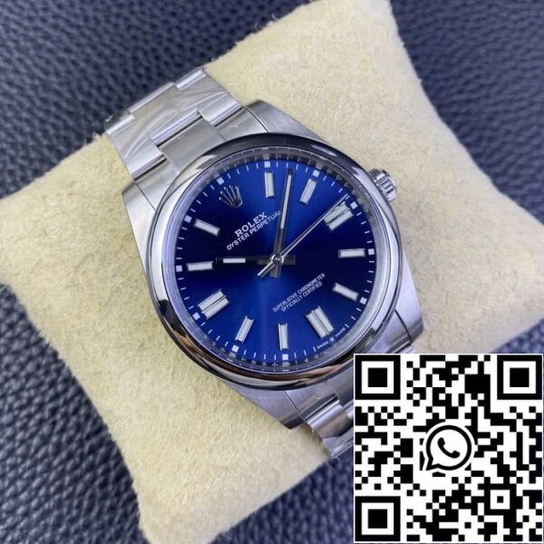 4 31 3eb990af 7a10 4404 b565 55986e09128e Rolex Oyster Perpetual M124300-0003 41MM 1:1 Best Edition Puhdas Factory Blue Dial