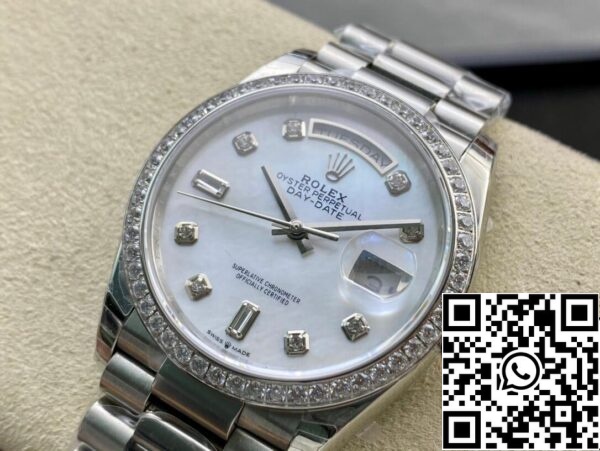 4 31 c236d564 2951 406a 96cb a98d32ff21af Rolex Day Date 128396TBR-0005 1:1 Best Edition EW Factory Fritillary Dial 1:1 Legjobb kiadás EW Factory Fritillary Dial