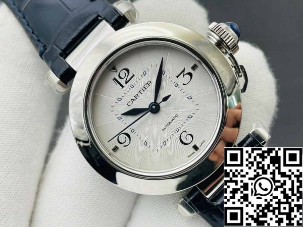 4 31 f3924070 62fd 45ae b08f e4ac0087482d Cartier Pasha WSPA0012 35MM 1:1 Best Edition BV Factory Esfera blanca