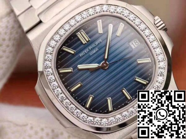 4 323 Patek Philippe Nautilus 5711 PF Factory 1:1 Mejor Edición suiza ETA324 Esfera azul