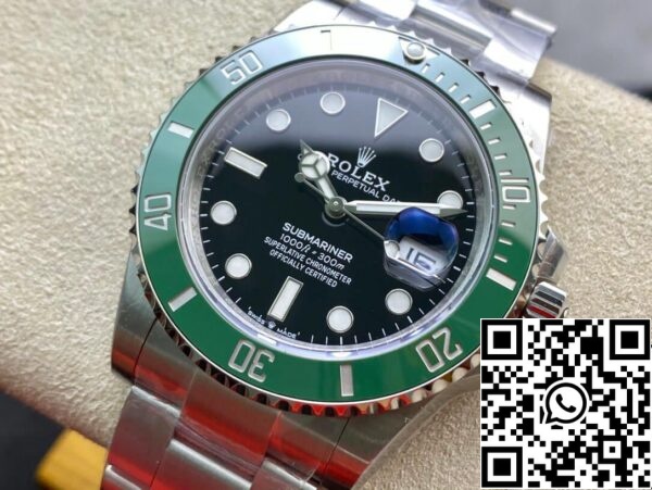 4 32 0ce35a90 bfc7 49d1 8774 7fdb6736cb55 Rolex Submariner M126610LV-0002 Kermit VS Factory Musta Dial Musta Dial