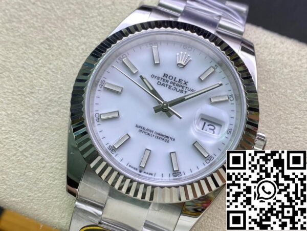 4 32 1241628c deba 49f5 aa29 4e7a8b3844fd Rolex Datejust M126334-0009 41mm Oyster Strap Clean Factory White Dial